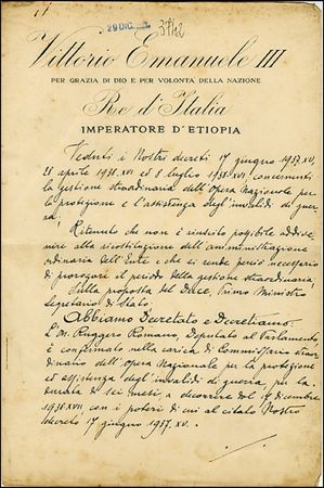 Lot #420 Benito Mussollini and Vittorio Emanuele III - Image 2