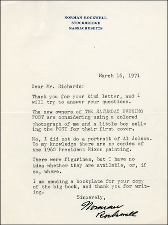Lot #630 Norman Rockwell - Image 2