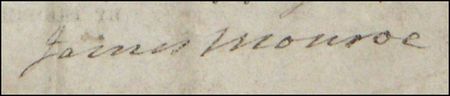 Lot #98 James Monroe - Image 1