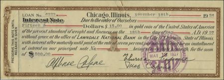 Lot #189 Al Capone - Image 1