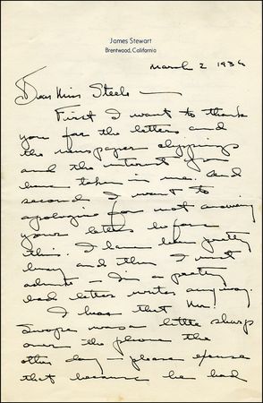 Lot #1415 James Stewart - Image 1