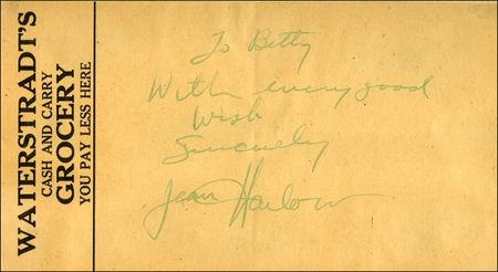 Lot #1147 Jean Harlow - Image 1
