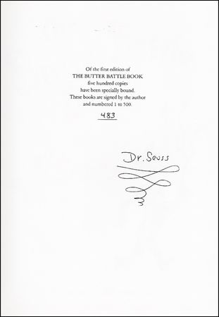 Lot #698 Dr. Seuss - Image 1
