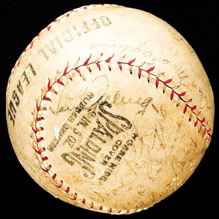 Lot #1613 Babe Ruth and Lou Gehrig - Image 2