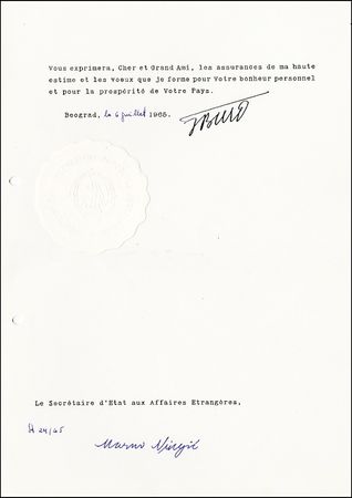 Lot #424 Josip Tito - Image 2