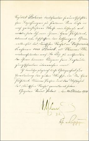 Lot #428 Wilhelm II - Image 1