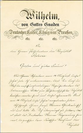 Lot #428 Wilhelm II - Image 2