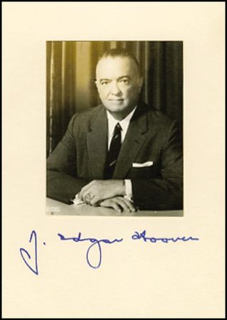 Lot #359 J. Edgar Hoover - Image 1
