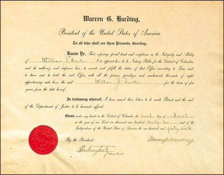 Lot #103 Warren G. Harding - Image 2