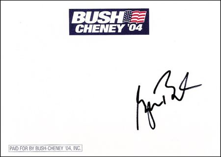Lot #18 George W. Bush