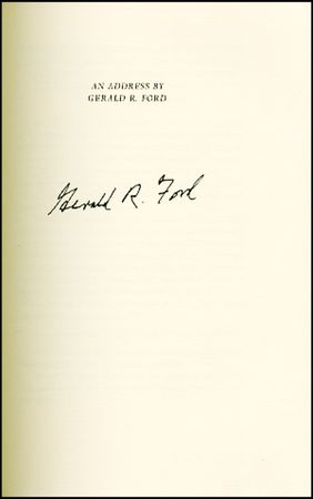 Lot #76 Gerald Ford - Image 1