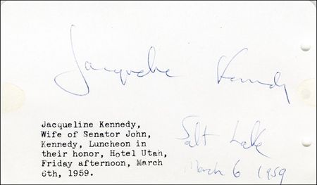 Lot #149 John F. and Jacqueline Kennedy - Image 1