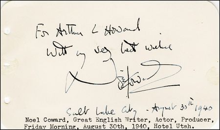 Lot #635 Noel Coward - Image 1