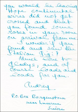 Lot #1160 Audrey Hepburn - Image 1