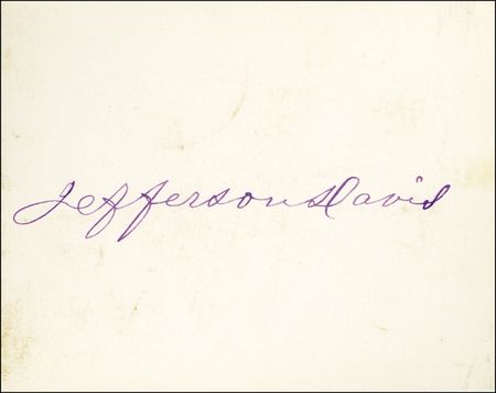 Lot #307 Jefferson Davis and Alexander Stephens - Image 2