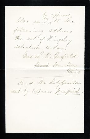 Lot #88 Lucretia Garfield - Image 1