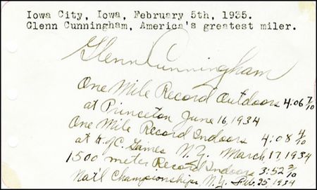 Lot #1429 Roger Bannister and Glenn Cunningham - Image 1