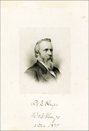 Lot #117 Rutherford B. and Lucy Hayes - Image 1