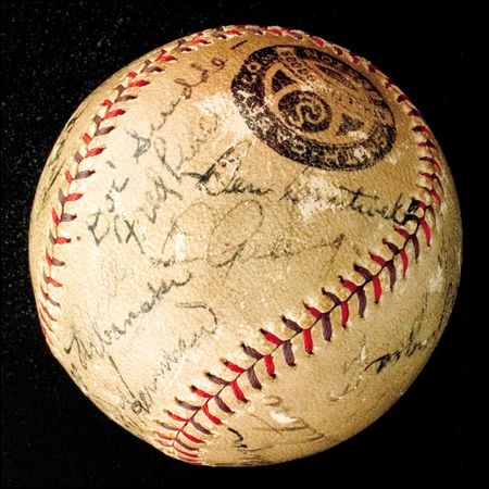 Lot #1615 Babe Ruth, Lou Gehrig and Baseball Buddies - Image 2