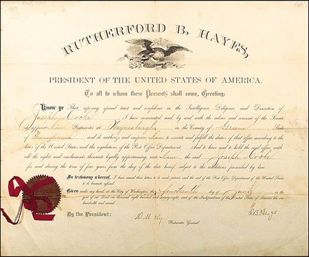 Lot #114 Rutherford B. Hayes - Image 2