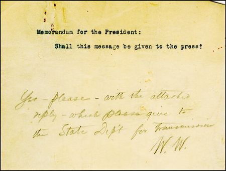 Lot #272 Woodrow Wilson - Image 2