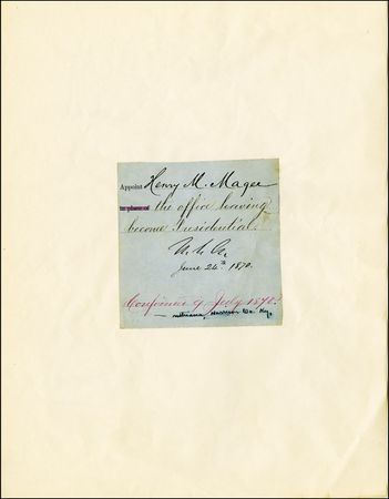 Lot #90 U. S. Grant and Rutherford B. Hayes - Image 1