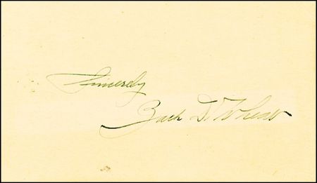 Lot #1642 Zack Wheat - Image 2