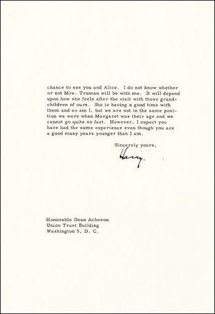 Lot #244 Harry S. Truman - Image 2