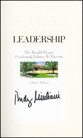Lot #342 Rudy Giuliani - Image 1