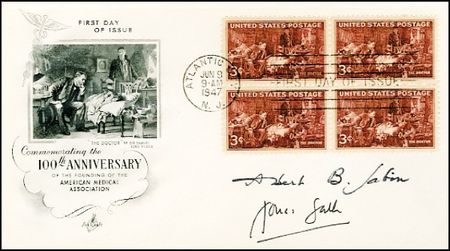 Lot #408 Albert Sabin and Jonas Salk - Image 1
