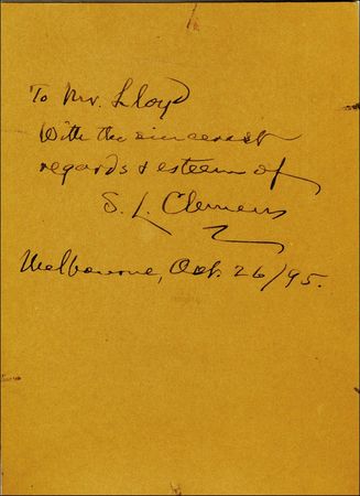 Lot #632 Samuel L. Clemens - Image 2