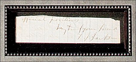 Lot #484 Thomas J. “Stonewall” Jackson - Image 1
