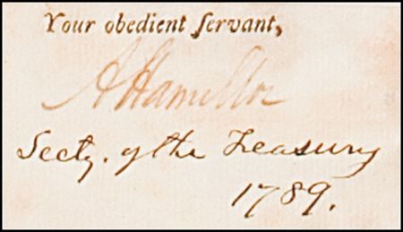 Lot #349 Alexander Hamilton - Image 1