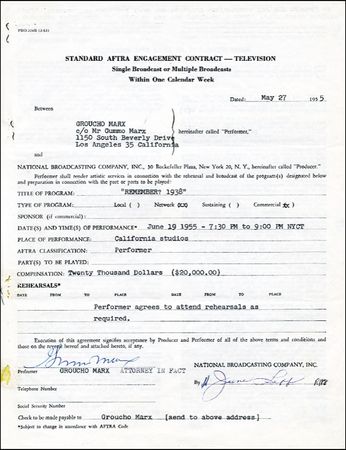 Lot #1261 Gummo Marx - Image 1