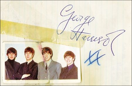 Lot #789 Beatles: Harrison, George - Image 1