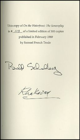 Lot #1211 Elia Kazan and Budd Schulber - Image 1