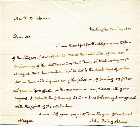 Lot #3 John Quincy Adams