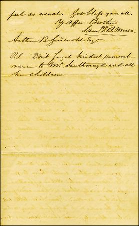 Lot #385 Samuel F. B. Morse - Image 3