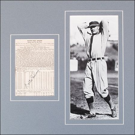 Lot #1540 Walter Johnson - Image 2