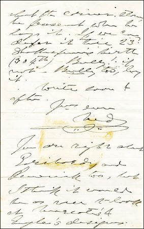Lot #1047 Edwin Booth - Image 2