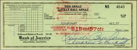 Lot #1052 Lucille Ball and Desi Arnaz - Image 1