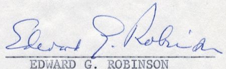 Lot #1326 Edward G. Robinson - Image 1