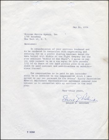 Lot #1326 Edward G. Robinson - Image 2