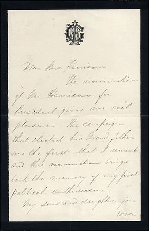 Lot #63 Lucretia R. Garfield - Image 1