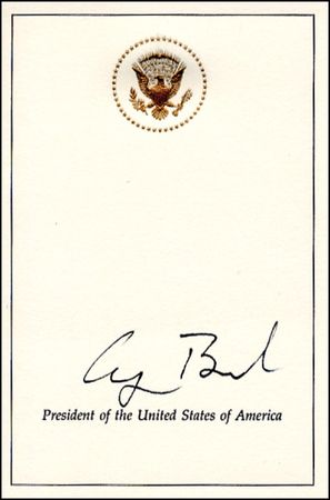 Lot #9 George Bush
