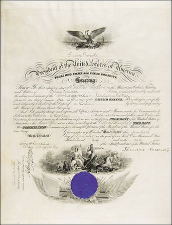 Lot #182 Theodore Roosevelt - Image 1