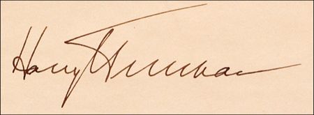 Lot #199 Harry S. Truman - Image 1