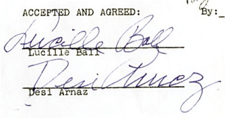 Lot #1051 Lucille Ball and Desi Arnaz - Image 1