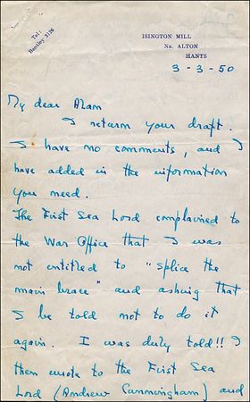 Lot #540  Montgomery of Alamein - Image 1