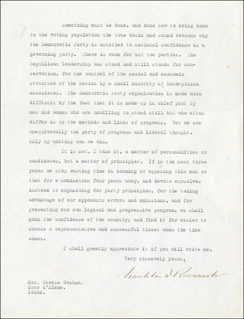 Lot #178 Franklin D. Roosevelt - Image 2